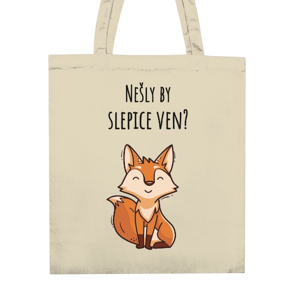Nákupní taška unisex s potiskem Nešly by slepice